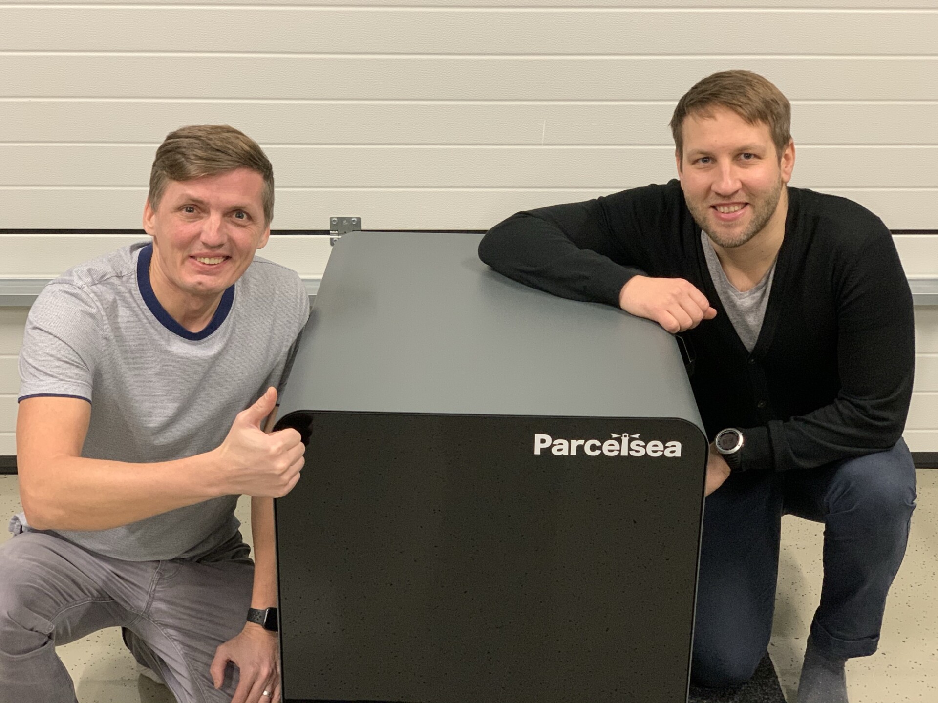 Parcelsea co-founders Indrek Jürgenson and Andres Sampka